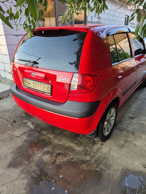 Hyundai Getz 2008 красный - фото 5