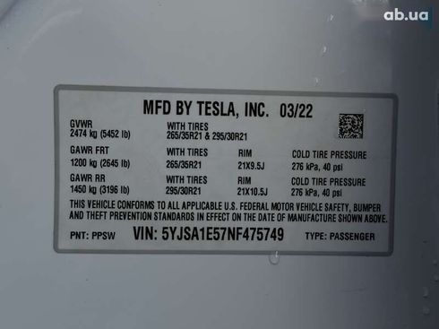 Tesla Model S 2022 - фото 18