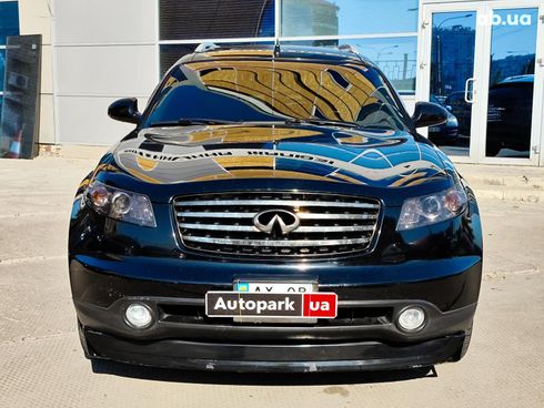 Infiniti fx 35 2004 черный - фото 3