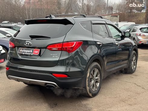 Hyundai Santa Fe 2014 зеленый - фото 6
