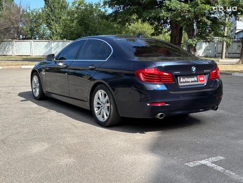 BMW 5 серия 2016 синий - фото 3