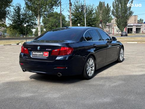BMW 5 серия 2016 синий - фото 5
