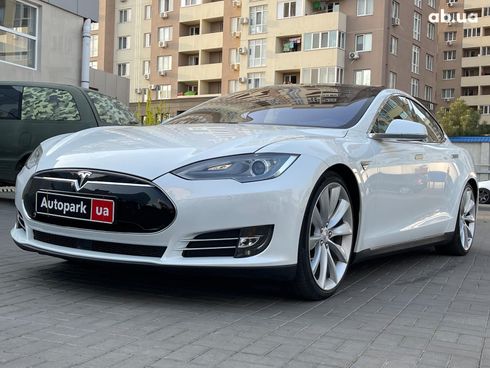 Tesla Model S 2015 белый - фото 11