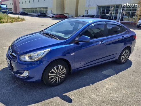 Hyundai Accent 2012 синий - фото 2