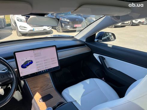 Tesla Model 3 2018 синий - фото 10
