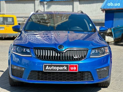 Skoda octavia a7 2014 синий - фото 4