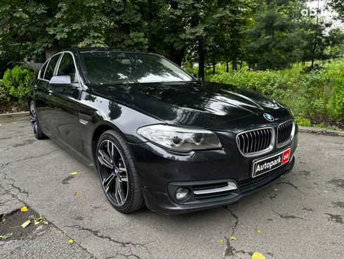 BMW 5 серия 2014 черный - фото 3