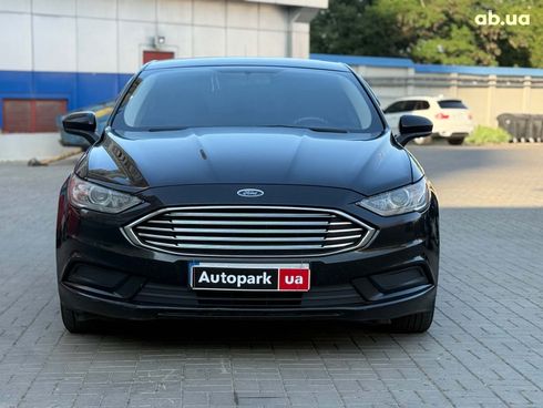 Ford Fusion 2017 черный - фото 2