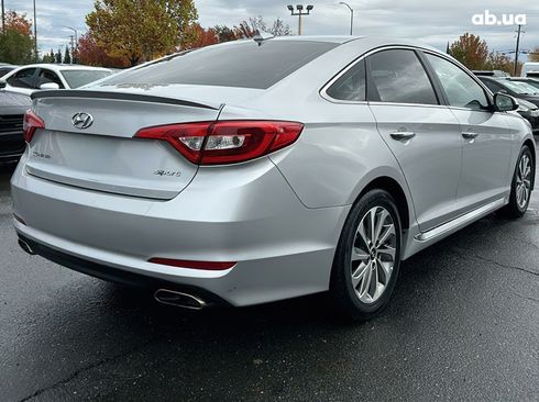 Hyundai Sonata 2017 серебристый - фото 4