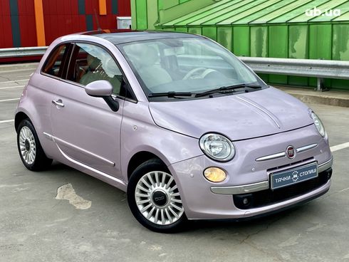 Fiat 500 2013 фиолетовый - фото 5