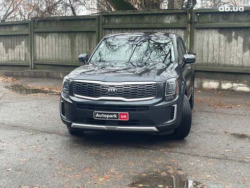 Kia Telluride 2020 серый - фото 2