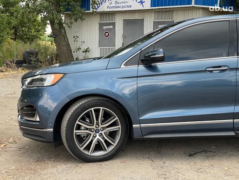 Ford Edge 2019 синий - фото 48