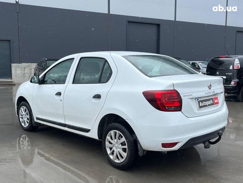 Renault Logan 2018 белый - фото 5