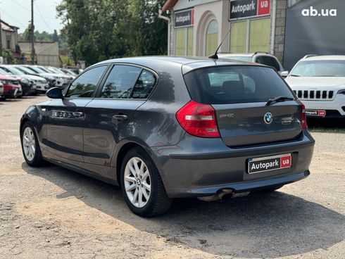 BMW 1 серия 2007 серый - фото 10