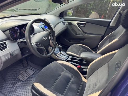 Hyundai Elantra 2013 синий - фото 11
