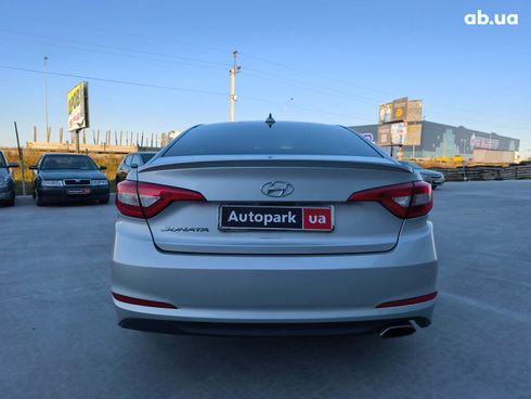 Hyundai Sonata 2015 серый - фото 7