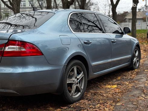 Skoda Superb 2008 синий - фото 13