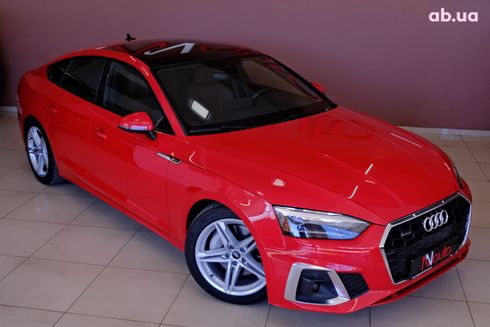 Audi A5 2021 красный - фото 4