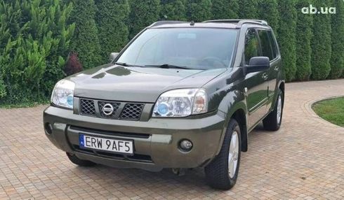 Nissan X-Trail 2006 зеленый - фото 2