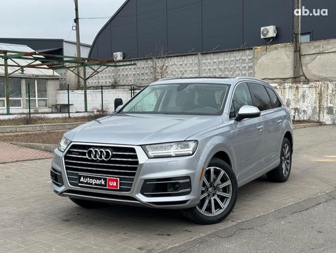 Audi Q7 2018 серый - фото 3