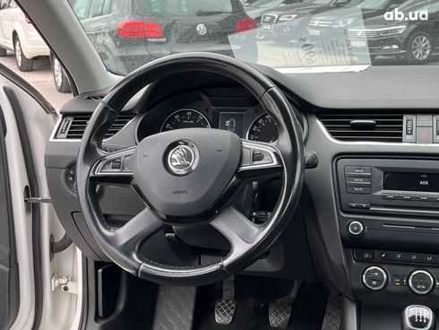 Skoda Octavia 2014 белый - фото 15