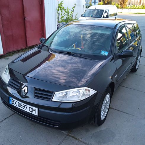 Renault Megane 2005 черный - фото 2