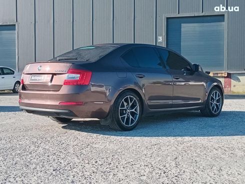 Skoda octavia a7 2017 коричневый - фото 6