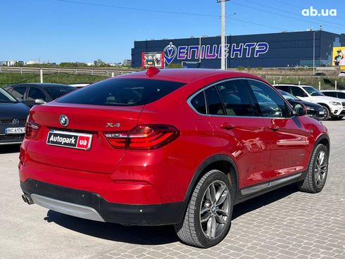 BMW X4 2015 красный - фото 9