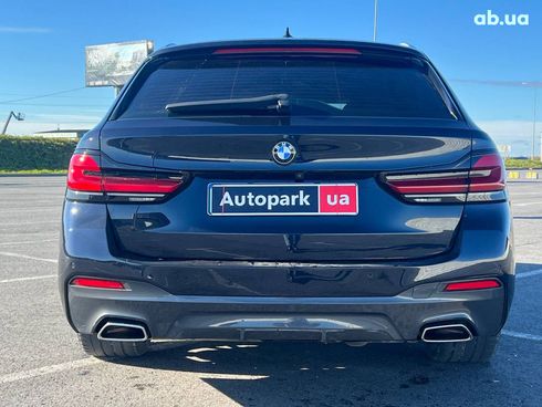 BMW 5 серия 2020 синий - фото 7