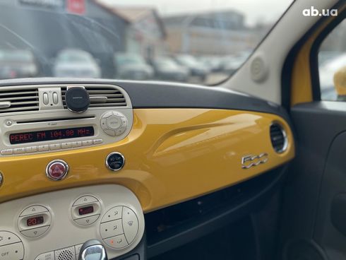 Fiat 500 2014 желтый - фото 26