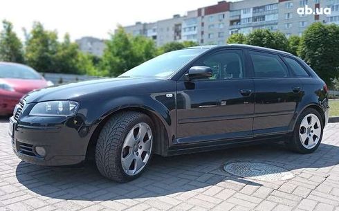 Audi A3 2006 черный - фото 2