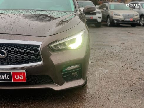 Infiniti Q50 2013 коричневый - фото 11