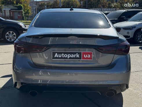 Infiniti Q50 2018 серый - фото 5
