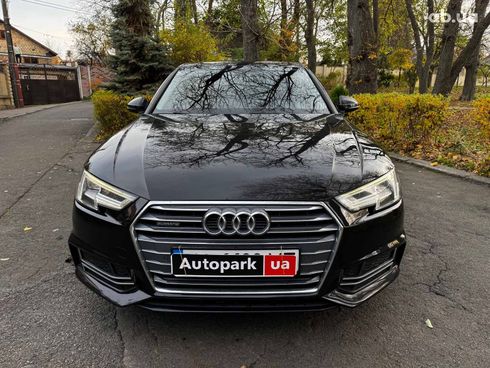 Audi A4 2017 черный - фото 2