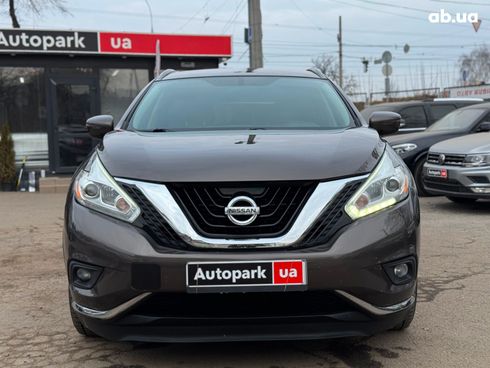 Nissan Murano 2016 коричневый - фото 2