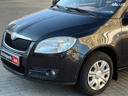 Skoda Fabia 2008 черный - фото 4