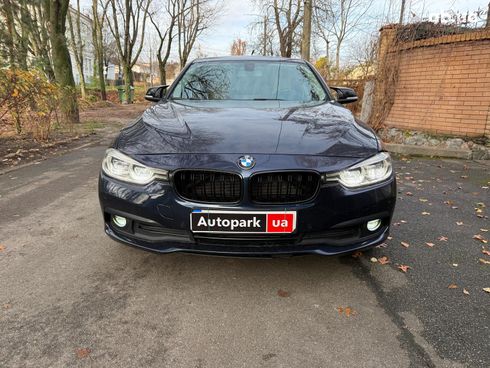 BMW 3 серия 2016 синий - фото 2