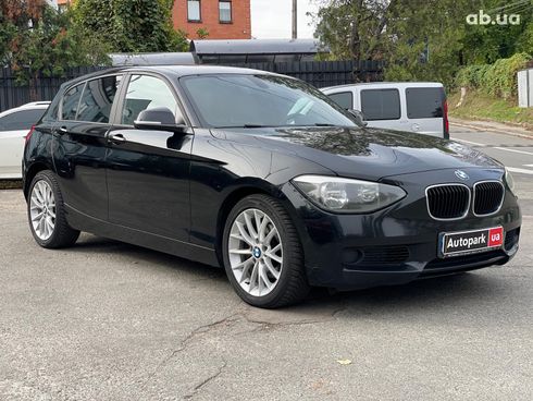 BMW 1 серия 2012 черный - фото 6