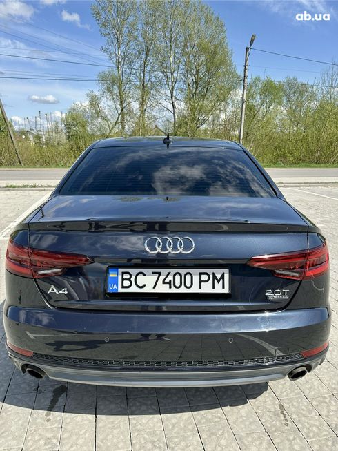 Audi A4 2017 синий - фото 3
