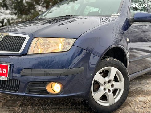 Skoda Fabia 2005 синий - фото 3