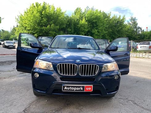 BMW X3 2011 синий - фото 15