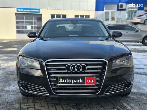 Audi A8 2010 черный - фото 2