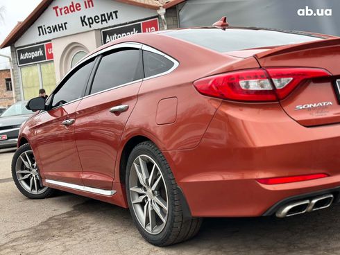 Hyundai Sonata 2015 оранжевый - фото 12