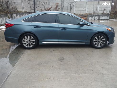 Hyundai Sonata 2017 синий - фото 4