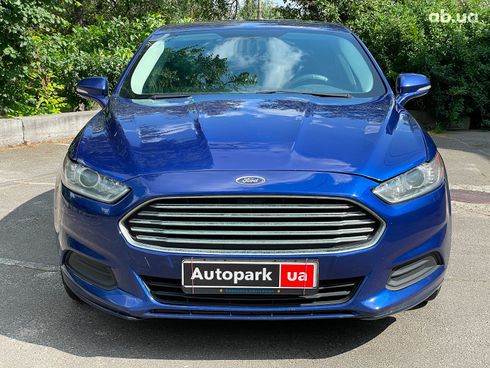 Ford Fusion 2015 синий - фото 2