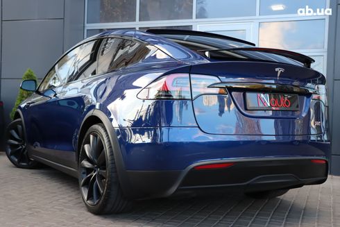 Tesla Model X 2022 синий - фото 3