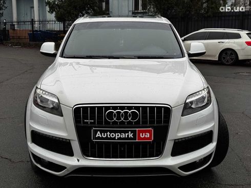 Audi Q7 2015 белый - фото 4