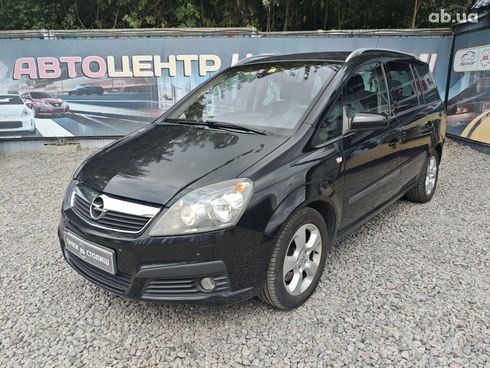 Opel Zafira 2005 черный - фото 3