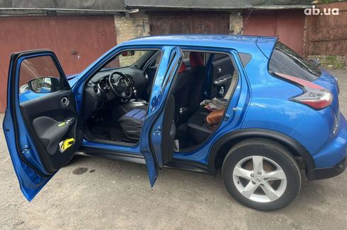 Nissan Juke 2018 голубой - фото 8