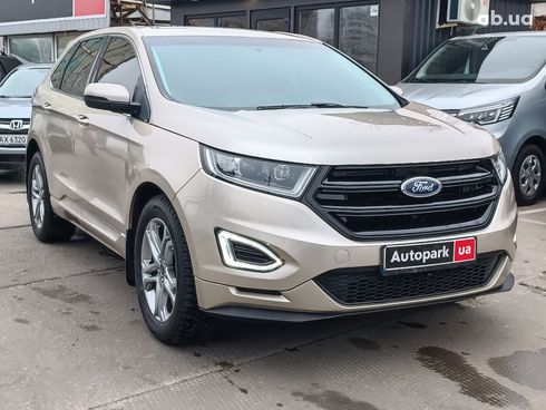 Ford Edge 2017 бежевый - фото 7